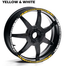 DUCATI MONSTER 900 TWO COLOURS WHEEL RIM STRIPES TAPE DECALS STICKERS BIKE KIT
