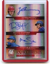 2012 ELITE #5 RAMSEY SHAFFER STROMAN KLINE O'BRIEN WILLIAMSON AUTOGRAPH RC #1/25