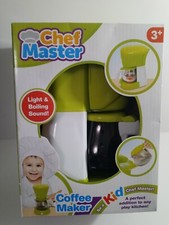Chef Master Coffee Maker Light  Boiling Sound Kids Play Kitchen Toy BRAND NEW