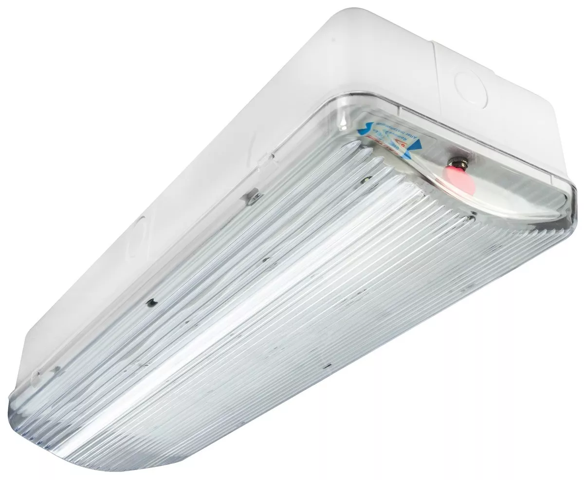 Emergency LED Bulkhead 3 Hour Fire Exit Sign Ceiling or Wall Mount 180 Minutes