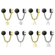 4pcs Magnetic Nose Rings Fake Septum Ring Earring Non-Piercing Surgical Steel