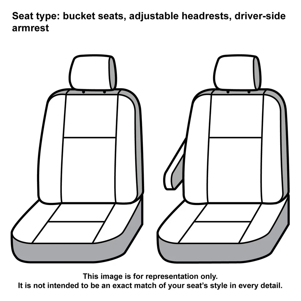 Fundas de asiento Covercraft de polialgodón primera fila para modelos Ram ProMaster Foto 3 de 3