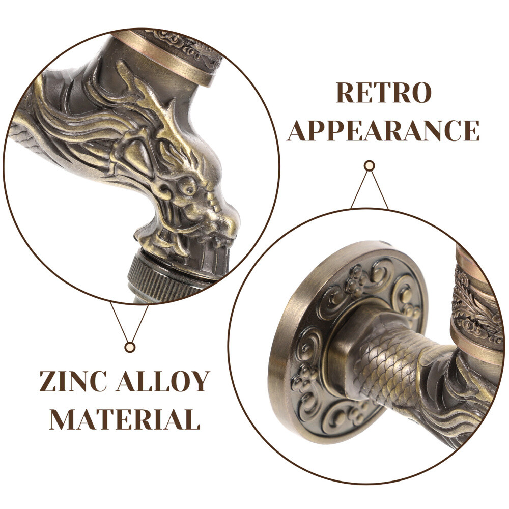 Retro Faucet Zinc Alloy outside Water Spigot Bathroom Accessories eBay