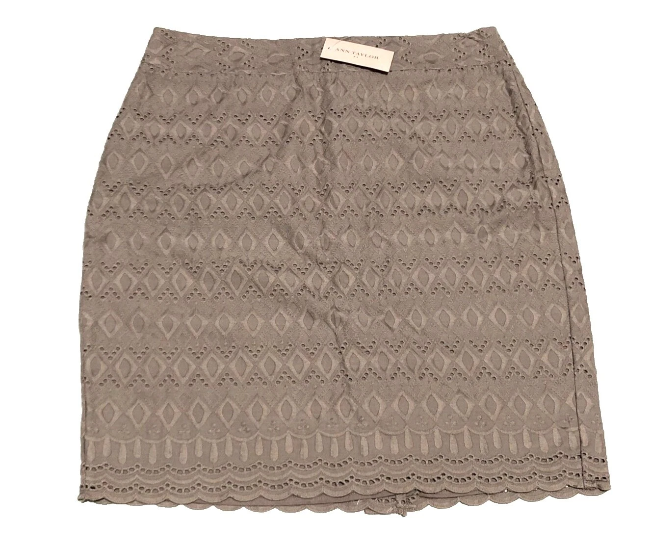 Faldas geométricas de algodón para mujer Ann Taylor