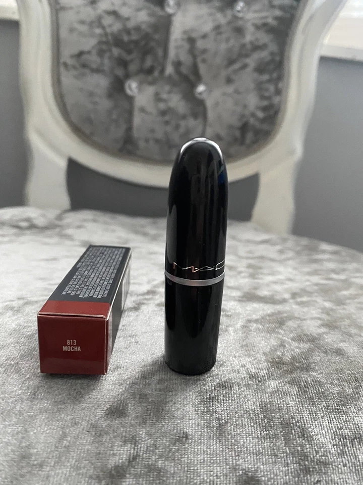 MAC Satin Lipstick Mocha 813 3g New and Boxed - Image 2 of 3