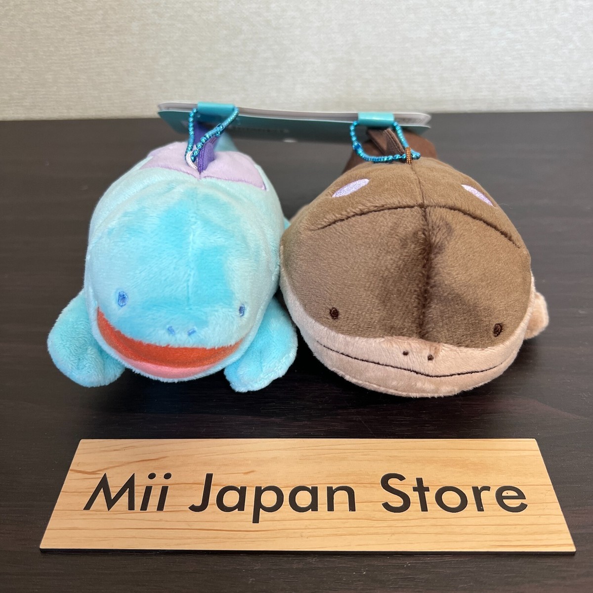 Pokemon Center Limited Quagsire & Clodsire Magnetic Plush Keychain