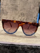 L.A.M.B. By Gwen Stefani Sunglasses LA514 tortoiseshell/blue frame