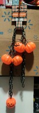 Halloween 59" Plastic Chain Necklace With Pumpkin Icons