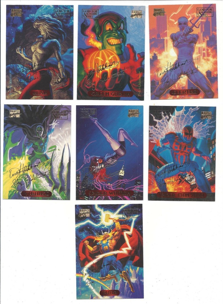 1994 Marvel Masterpieces Base Card X-Men Avengers Inserts U Pick Finish Your Set