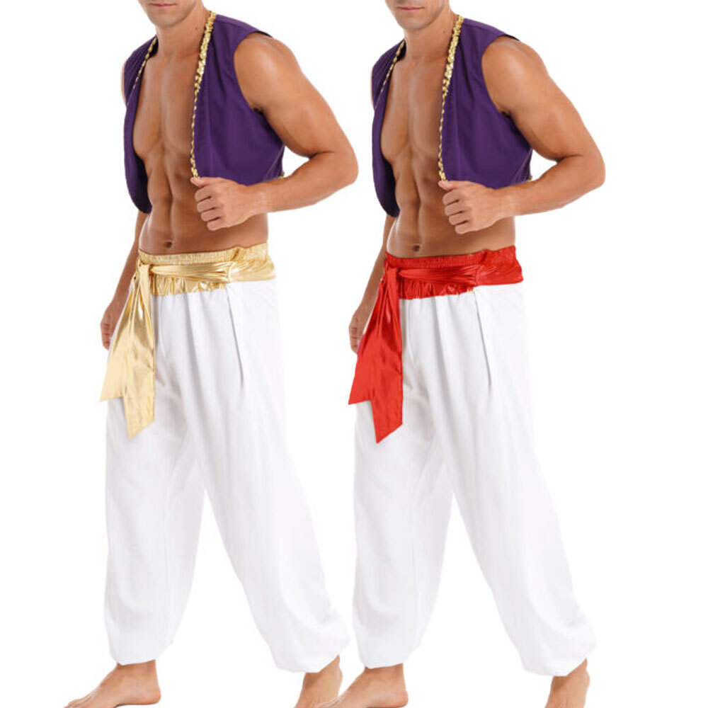 Arabisches Prinz-Kostüm Für Männer – Perfekt Für Mottoparty, Karneval & Halloween
