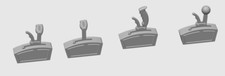 1/24 1/25 3D Resin Automatic Racing Shifter Pack Scale Model Kit Parts