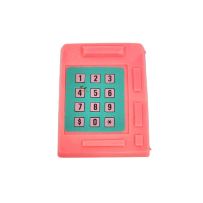 VINTAGE 1987 MATTEL BARBIE ICE CREAM SHOPPE SHOP REPLACEMENT PART PINK REGISTER