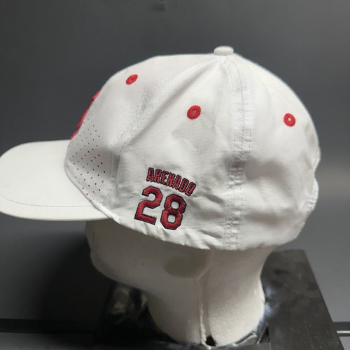 St. Louis Cardinals #28 Arenado Nathan's Hot Dogs Hat Cap Game Day - Picture 2 of 7
