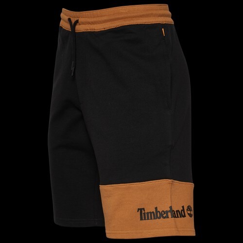 $82 Timberland Colorblock Polar Pantalones Cortos y Logo Apilado Conjunto Camiseta Negro talla M/XL - Imagen 23 de 24