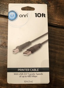 onn printer cable