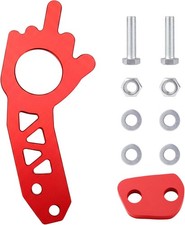 Rear Tow Towing Hook-Universal Car Heavy Duty Aluminum Alloy, Easy red
