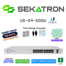     Ubiquiti UniFi Switch US-24-500W 24Port Managed PoE Gigabit Switch  FastShip