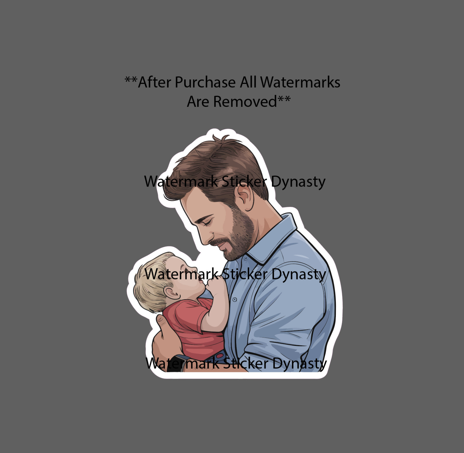 Fatherhood Sticker Waterproof Decal Father Dad Life Family Love Home Gift NEW