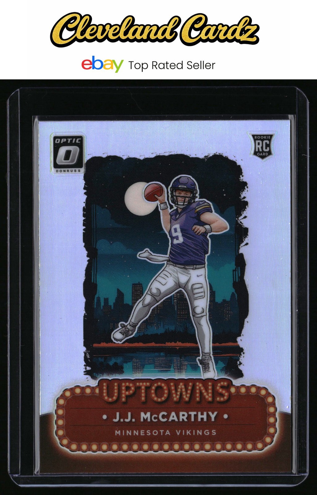 2024 Donruss Optic #10 J.J. McCarthy Uptowns RC