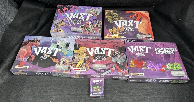 Vast The Crystal Caverns, Mysterious Manor, Haunted Hallways, Fearsome Foes New