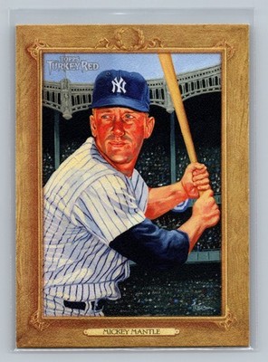2007 Topps Turkey Red MICKEY MANTLE New York Yankees Baseball #167 FAST SHIP