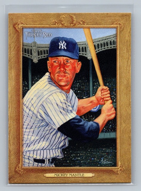 2007 Topps Turkey Red MICKEY MANTLE New York Yankees Baseball #167 FAST SHIP