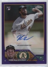 2023 Topps Chrome Update Purple Refractor 209/250 Ken Waldichuk #AC-KW Auto 10w8