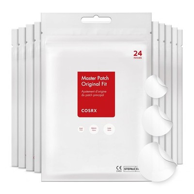 COSRX Acne Pimple Patch Absorbing Hydrocolloid 240 Count (Pack of 10) 