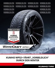 Winterreifen 225/60R17  103V  Kumho Wintercraft WP52+  M+S & 3PMSF neue Mischung
