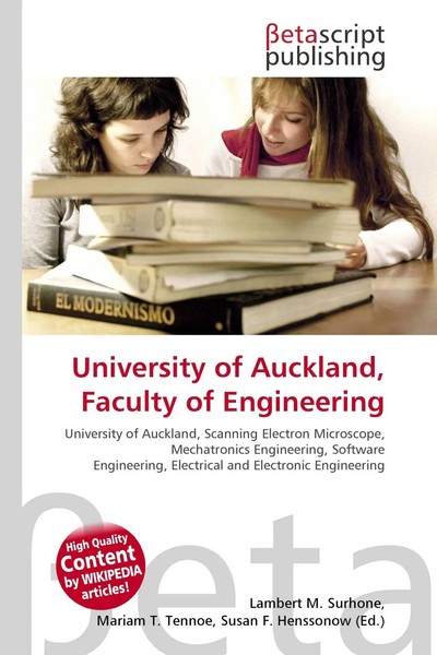 Lambert M. Surhone (U. A.) | University Of Auckland, Faculty Of Engineering-image