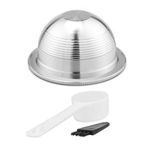 For Nespresso Vertuoline Maintenance 230ml Steel Refillable Coffee Capsule