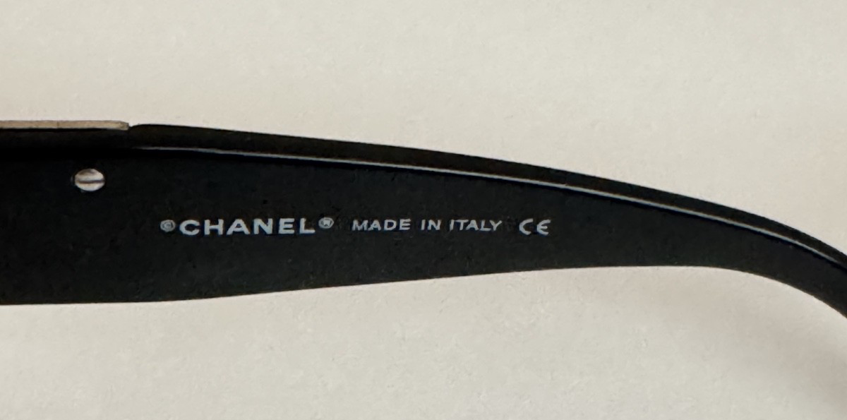 小物 y2k archive old CHANEL sunglasses Chanel Vintage Y2K Sunglasses Crystals CC Logo 4095 Black