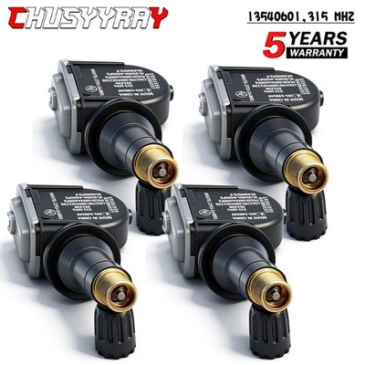 4 Pcs 13540601 GM TPMS Tire Pressure Sensor for GMC Trucks & Vans