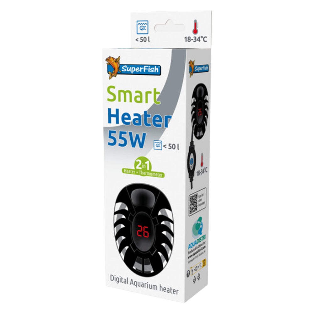 SuperFish Smart Aquarium Fish Tank Heater 55w