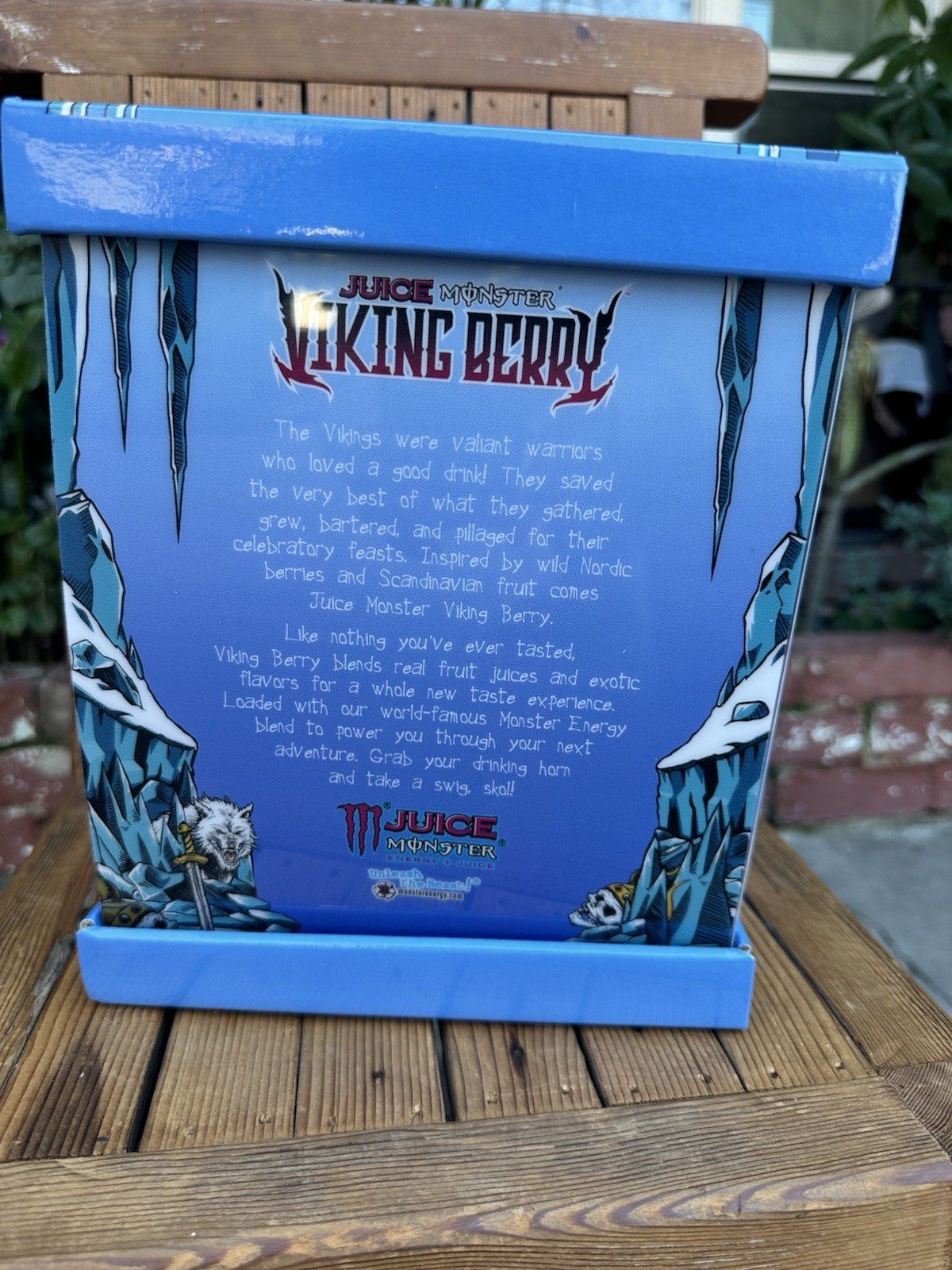 Monster Energy Promo Box Viking Berry Juice Collectible, New Unopened