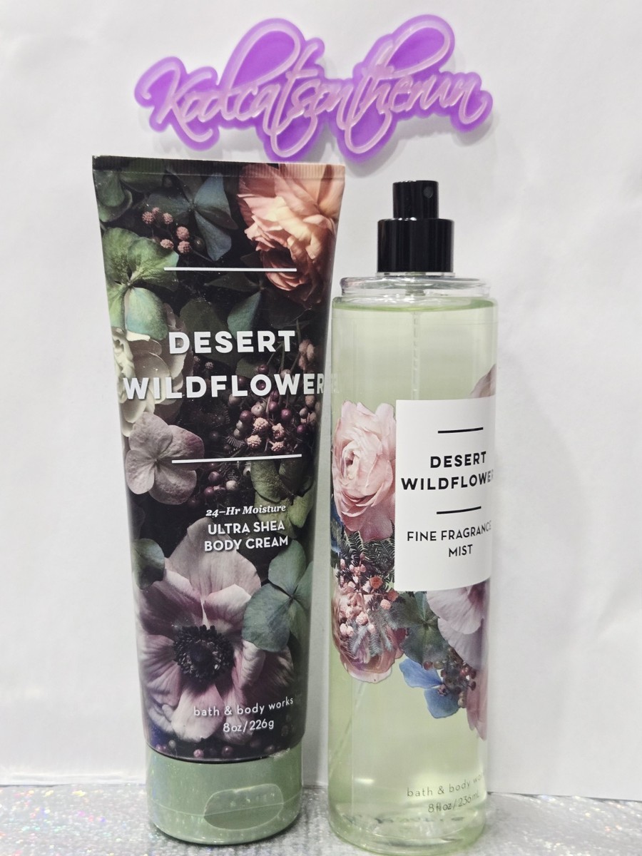 Bath and Body Works DESERT WILDFLOWER 8 oz Fine Fragrance Mist