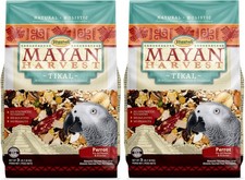 Higgins 2 Pack of Mayan Harvest Tikal Parrot Food, 3 Pounds Each