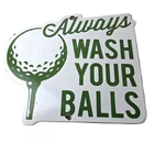 Vintage Golf Sign - Wash Balls Golfing Dealer Porcelain Gas Pump Sign