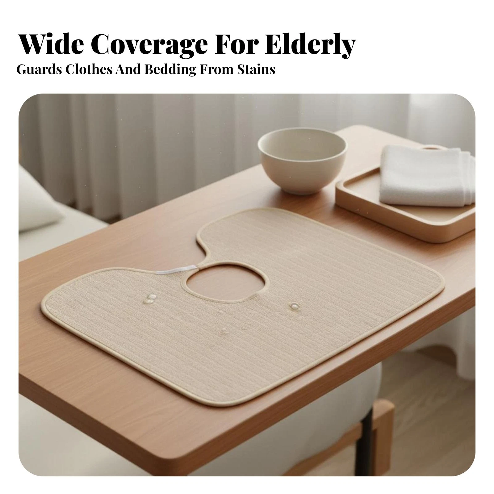 Waterproof Elderly Bib Oil-Proof Waterproof Eating Bib Easy to Clean for Adults
Opens in a new windo
