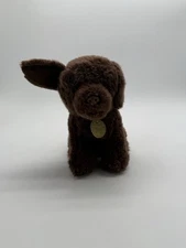 Aurora Miyoni Brown Chocolate Lab Plush Puppy Dog 8" Stuffed Animal
