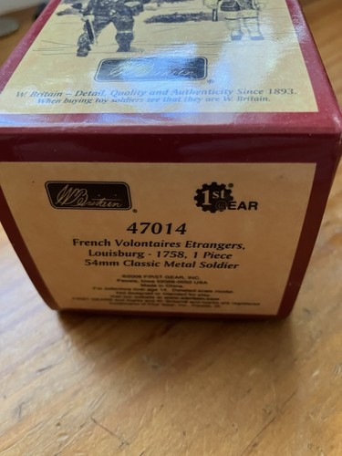 WM Britains 1/32 54mm French Volontaires 47014 - Picture 5 of 5