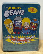 2004 Mighty Beanz  Big Bod  Mighty Collector Tin  Glow in the Dark  NIP VHTF