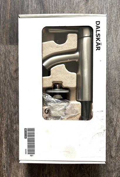 Grifo de baño IKEA DALSKÄR con colador cromado 602.813.04 palanca única