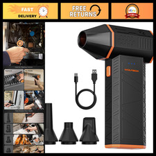 High-Power Compressed Air Duster, 110,000 RPM, 3-Gear Adjustable, MegaFlow 50