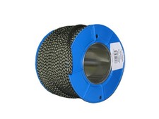 6mm 50mt Army Green Polyester Coarse Braid Cord 8 Plait Rope Aust Made