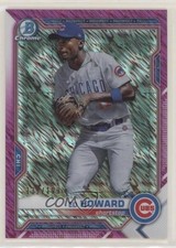 2021 Bowman Chrome Prospects Fuchsia Shimmer Refractor 132/199 Ed Howard 0e52