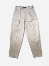 Vintage Polo Ralph Lauren Pleated Chino Pants Mens 29x30 Made In USA