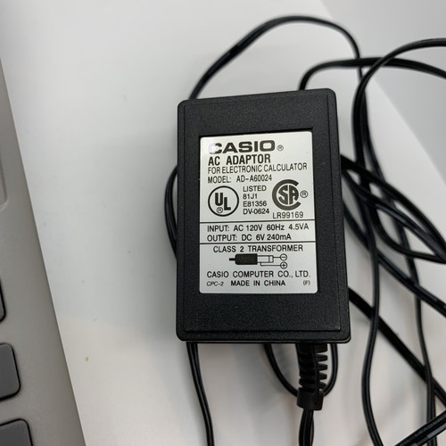 Casio HR-8L Calculator Portable Printer Plain Paper 2.25” 10 Digit Display - Picture 8 of 9