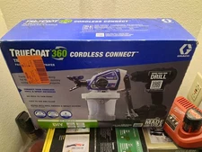  Graco TrueCoat 360-Handheld Cordless Connect Drill Paint Sprayer w Small Cup