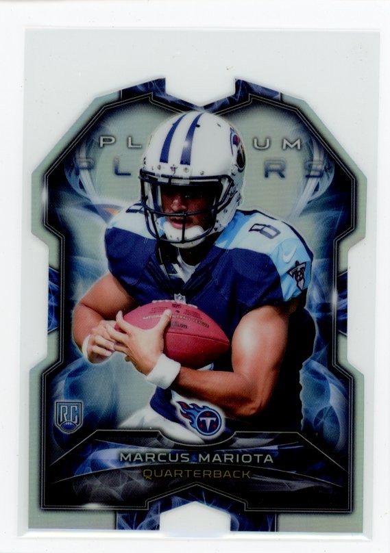 Marcus Mariota Topps Platinum Platinum Players Die-Cut #PDCMM Base